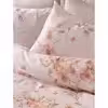 سرویس روتختی کاتن باکس مدل Satin Pansy Bej دو نفره 6 تکه
