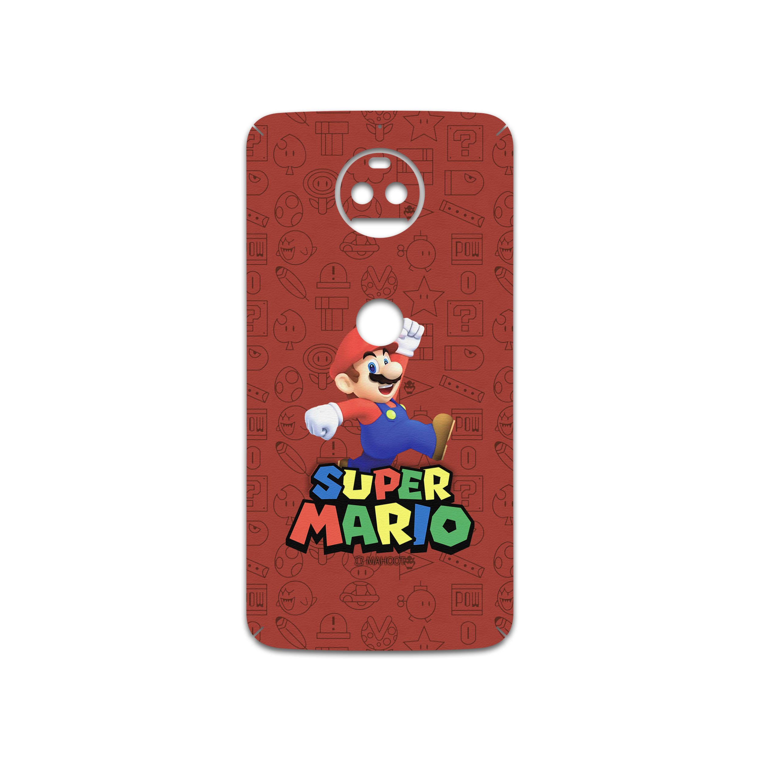 برچسب پوششی ماهوت مدل Super-Mario-Game مناسب برای گوشی موبایل موتورولا Moto G5S Plus