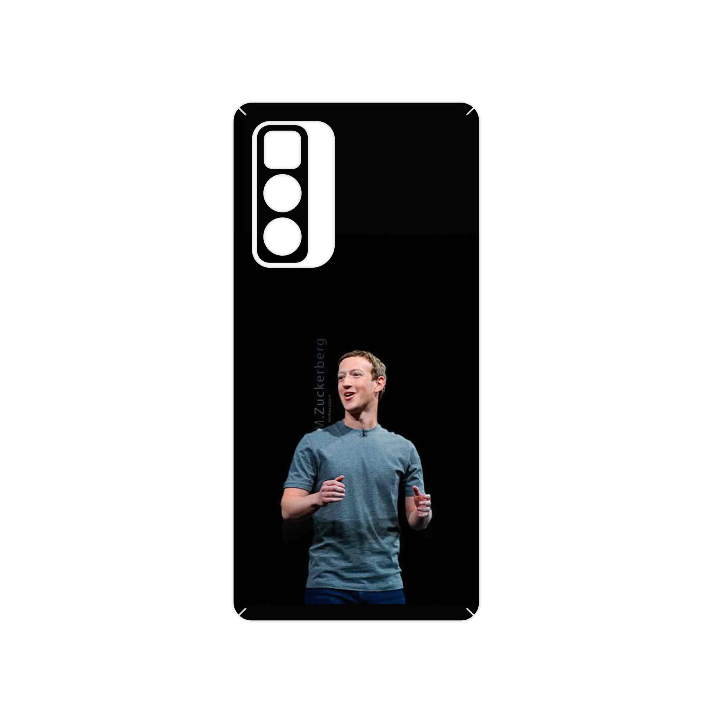 برچسب پوششی ماهوت مدل Mark_Zuckerberg مناسب برای گوشی موبایل موتورولا Edge 20 Pro