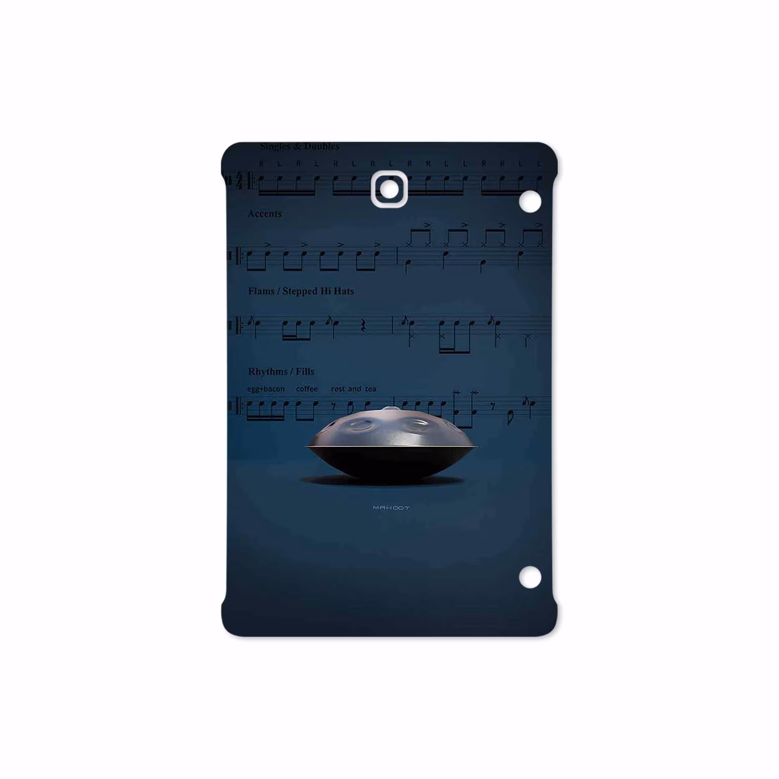 برچسب پوششی ماهوت مدل Hang Instrument مناسب برای تبلت سامسونگ Galaxy Tab S2 8.0 2016 T719N
