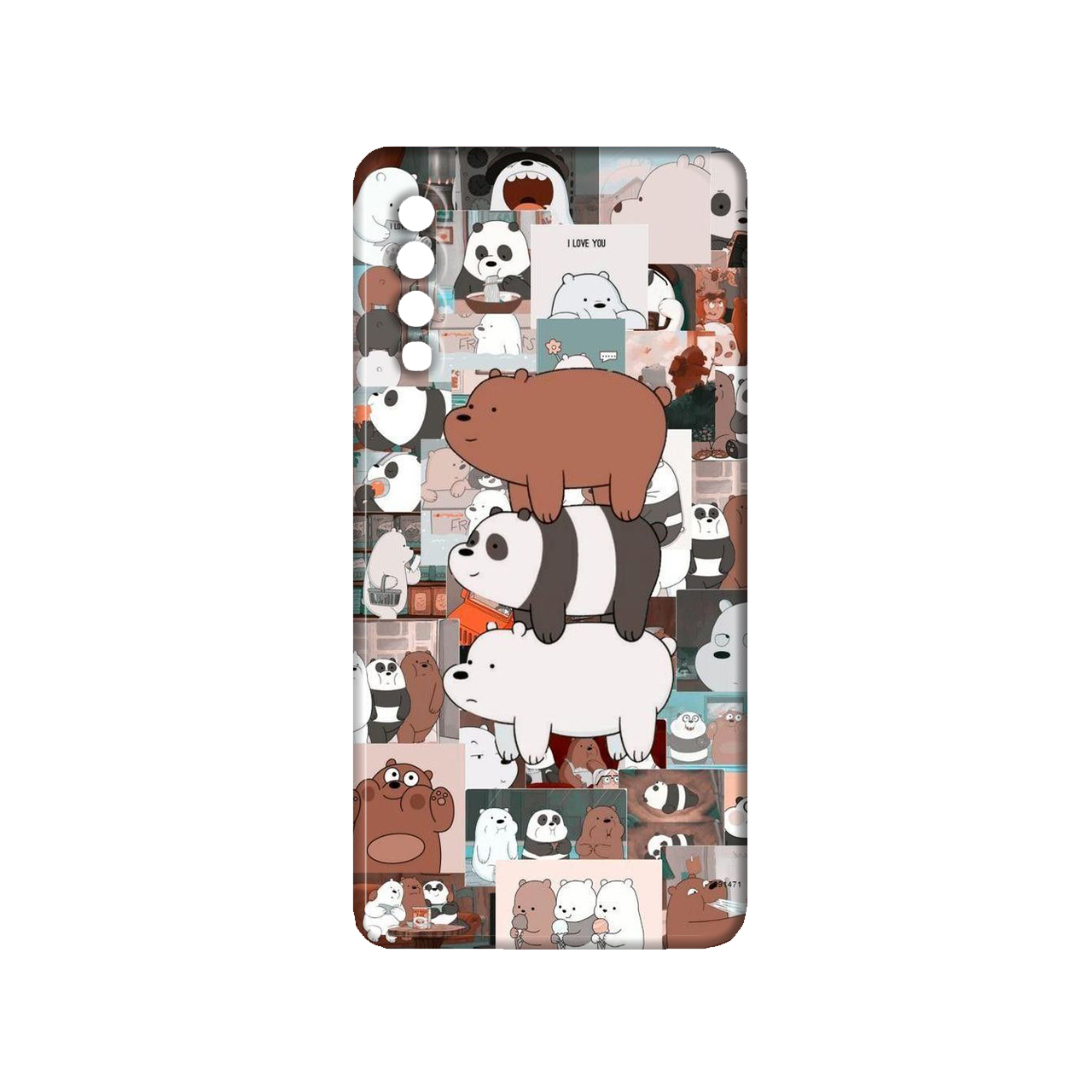 کاور مدل خرس کله پوک کد 117 مناسب برای گوشی موبایل سامسونگ galaxy A50 / A50s / A30s 