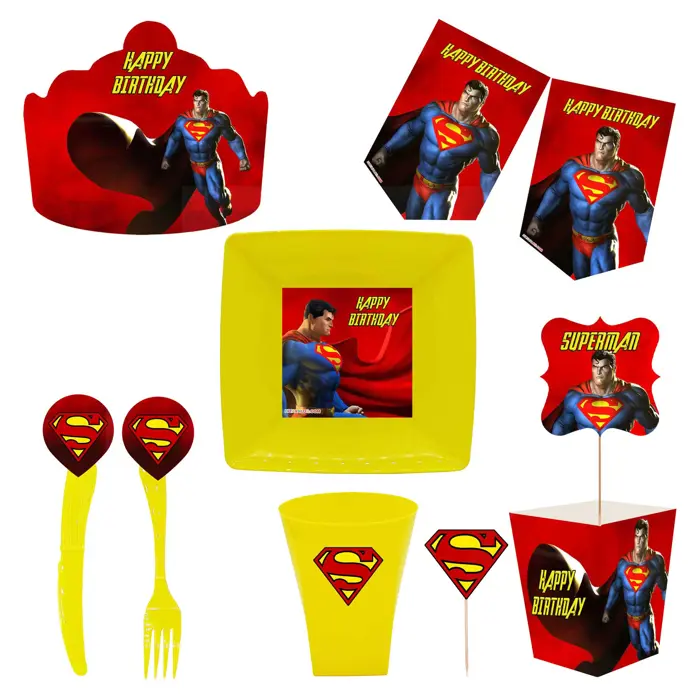  مجموعه 72 عددی تم تولد طرح سوپرمن