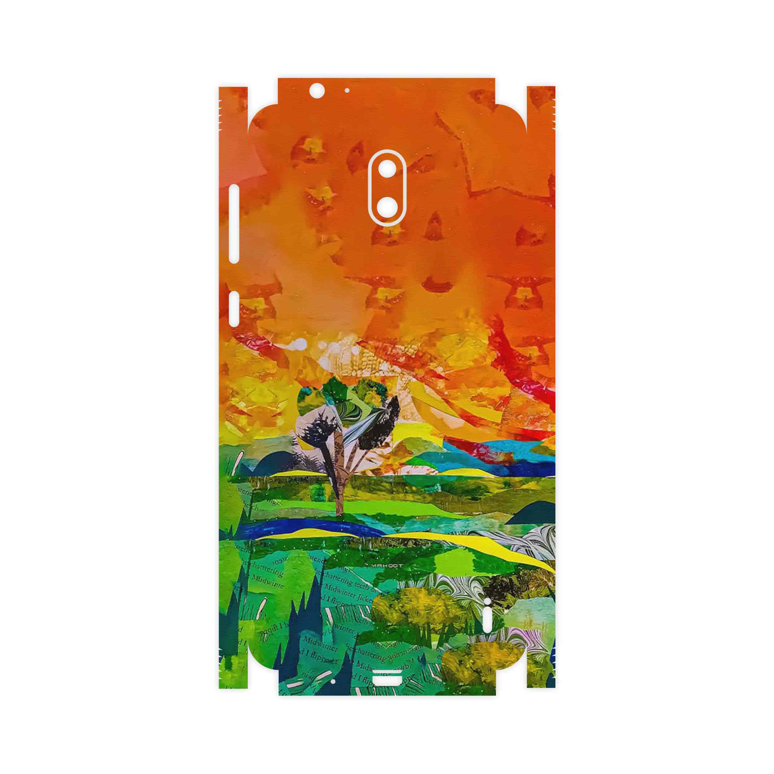 برچسب پوششی ماهوت مدل Collage of Painting-FullSkin مناسب برای گوشی موبایل نوکیا 2