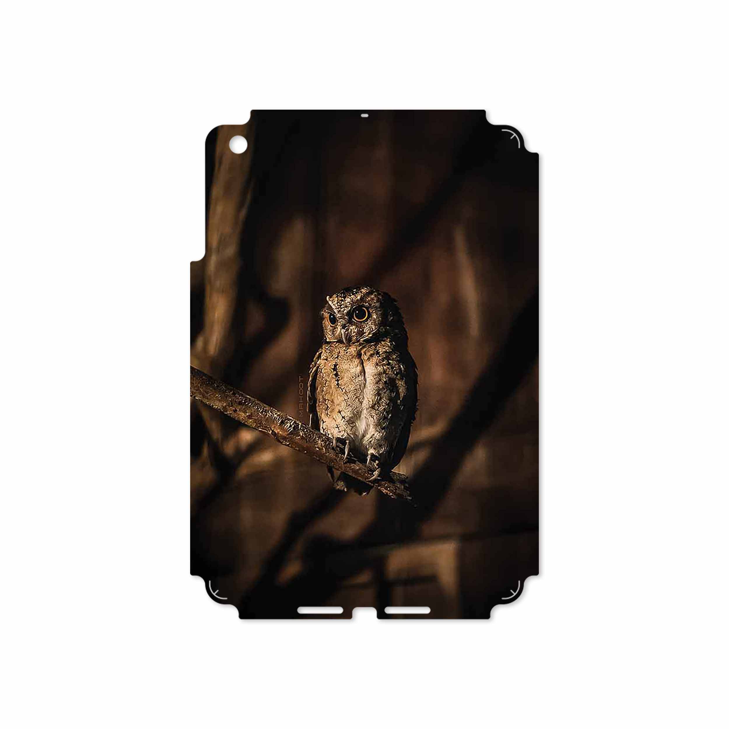 برچسب پوششی ماهوت مدل Owl مناسب برای تبلت اپل iPad mini 2012 A1432