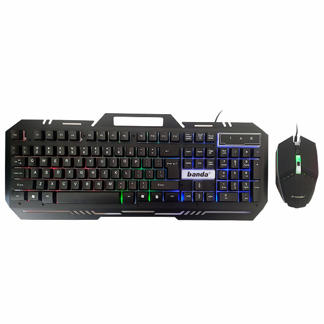 کیبورد و ماوس مخصوص بازی باندا مدل KM-77