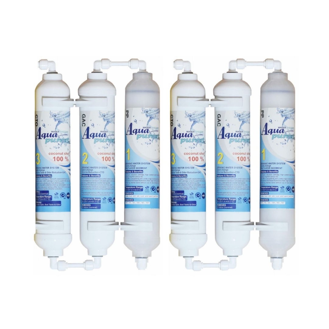 فیلتر تصفیه آب یخچال و فریزر آکوا پیورست مدل K 6100 مجموعه 6 عددی 