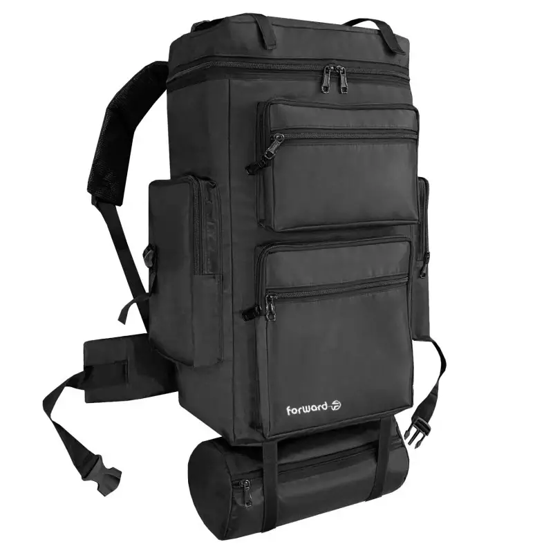 کوله‌پشتی سفری سایز بزرگ 55 فوروارد مدل FCLT8034 BLK رنگ مشکی