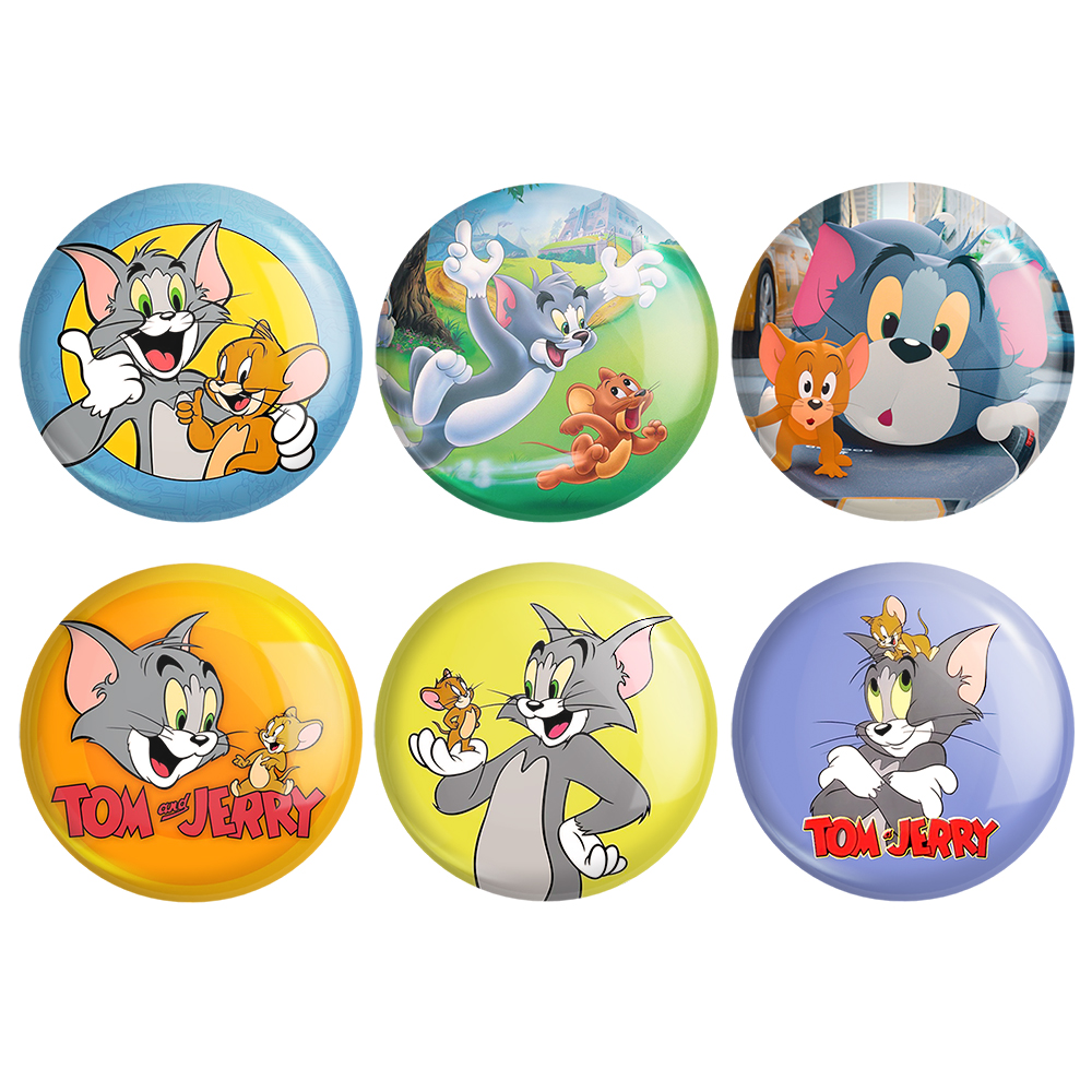 پیکسل خندالو مدل تام و جری Tom And Jerry کد 395A مجموعه 6 عددی