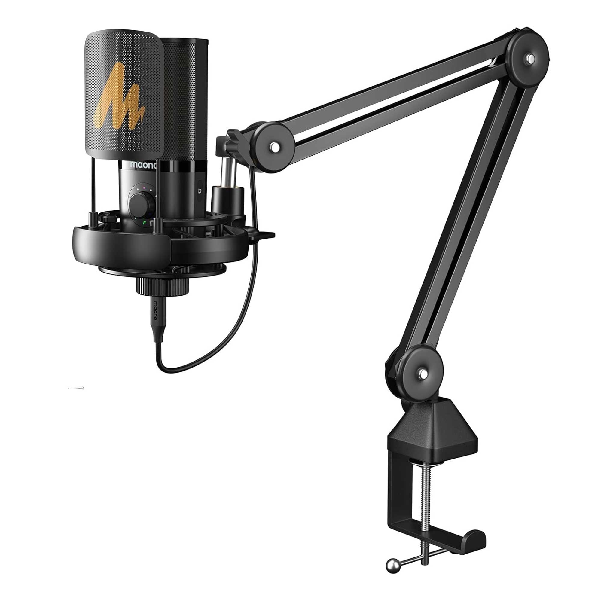 میکروفون استودیویی ماونو با پایه مدل RGB PM450