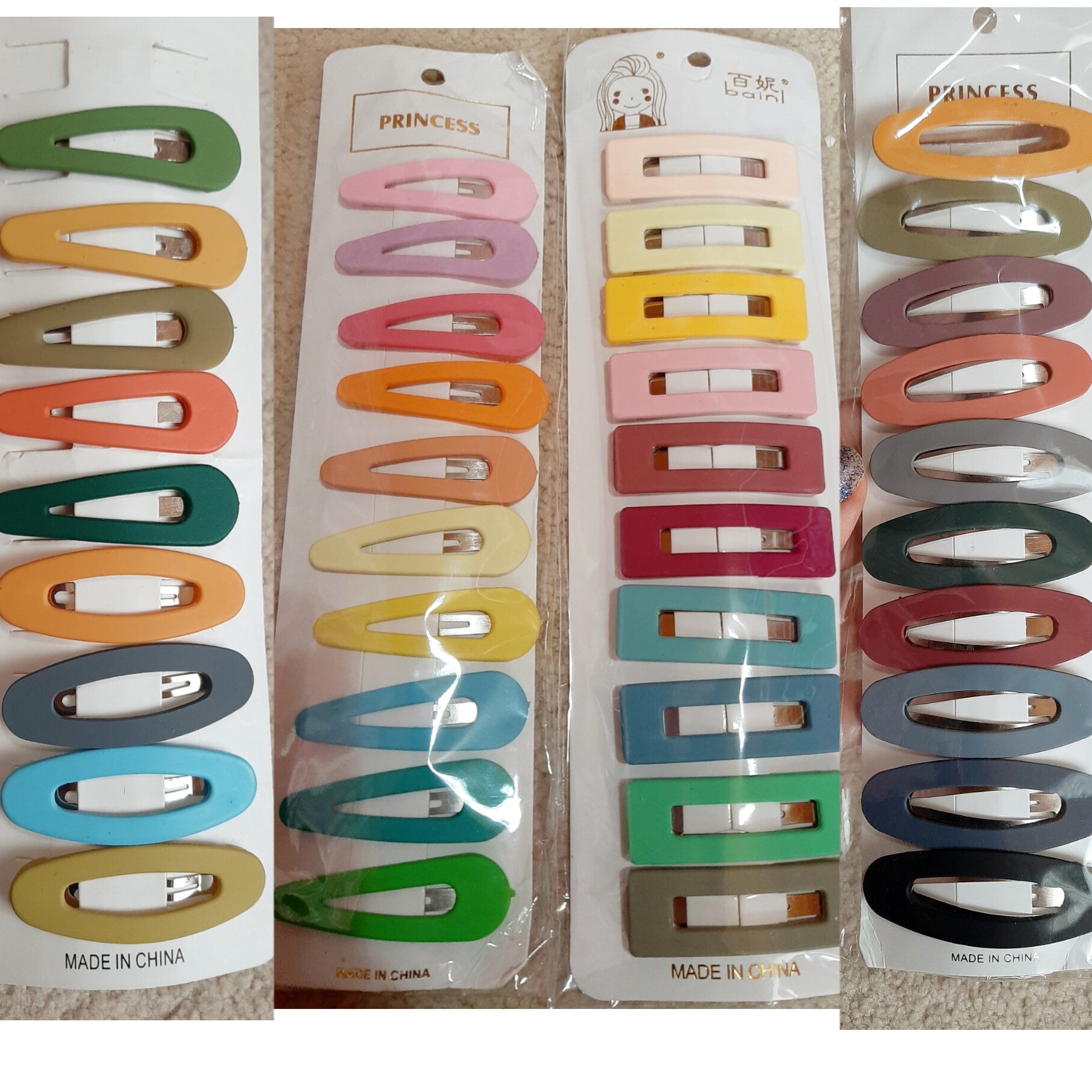 تق تقی شمعی رنگین کمونی در 3طرح بادومی بیضی و مستطیلی کیفیت عالی و دخترونه