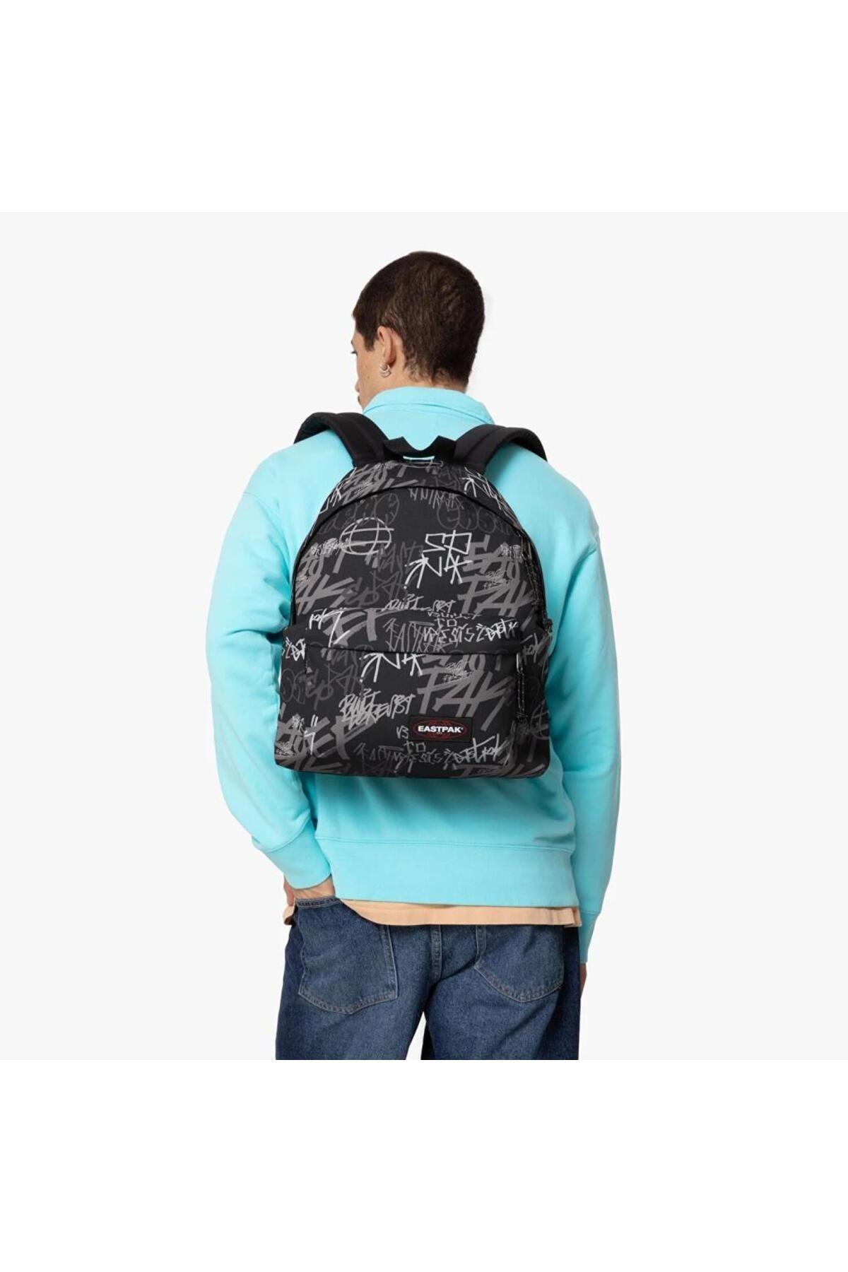 کیف مدرسه چند رنگ مردانه و زنانه کوله پشتی برچسب های خیابانی PAK&#039;R 2Q6 Eastpak