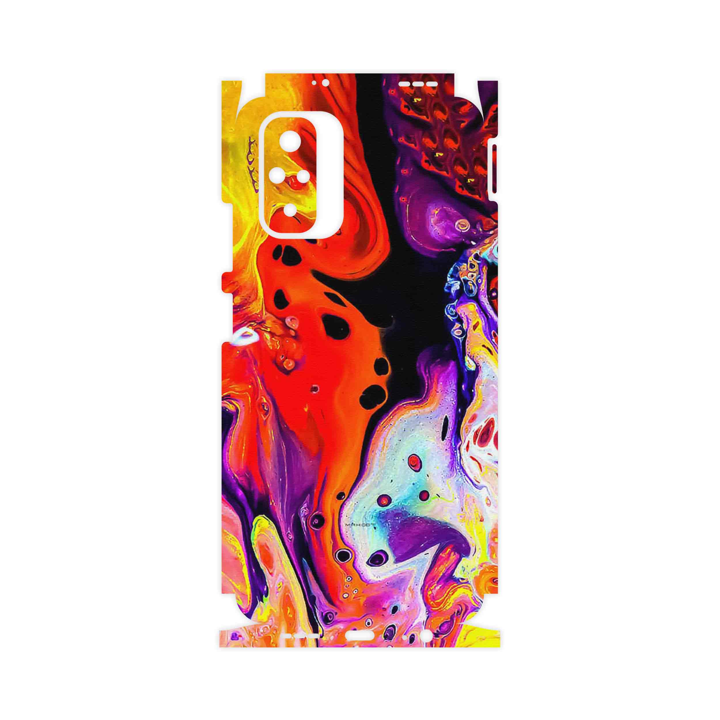 برچسب پوششی ماهوت مدل Abstract Oil Art-FullSkin مناسب برای گوشی موبایل شیائومی Redmi Note 10s