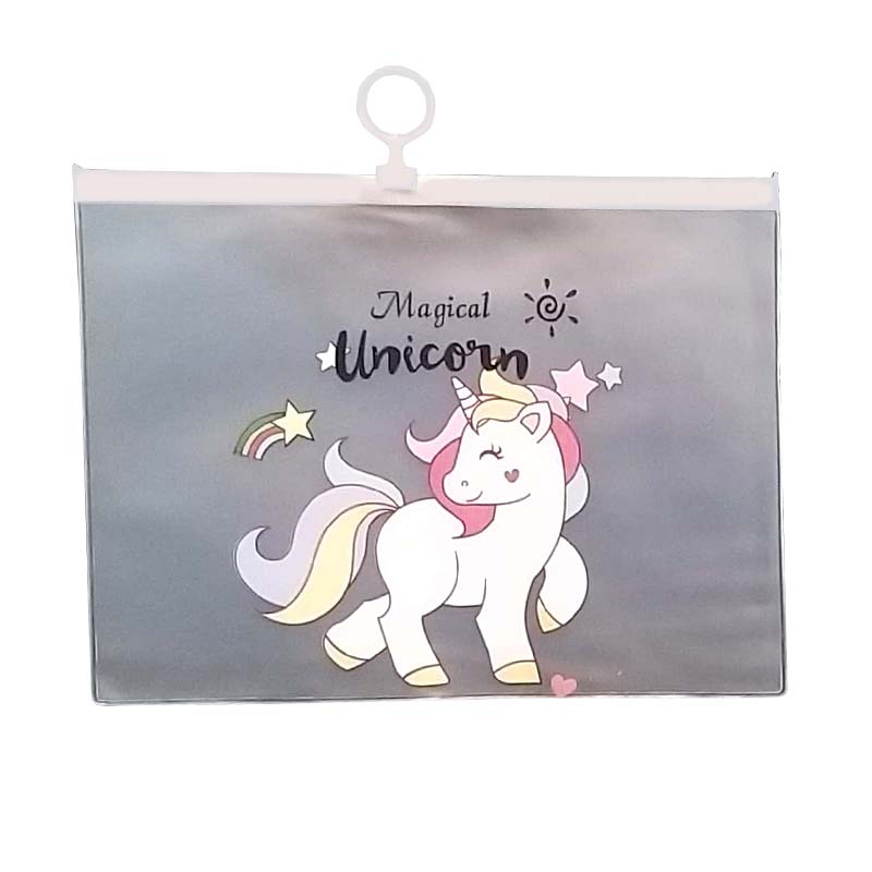 پوشه زیپ دار مدل یونیکورن جادویی کد 8850