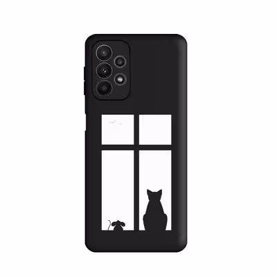 کاور طرح گربه فانتزی دخترانه کد u5779 مناسب برای گوشی موبایل سامسونگ galaxy A23  