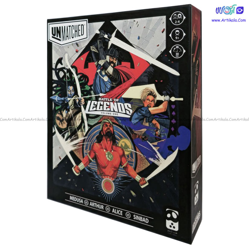 بازی فکری بی همتا نسخه اول Unmatched: Battle of Legends Volume One