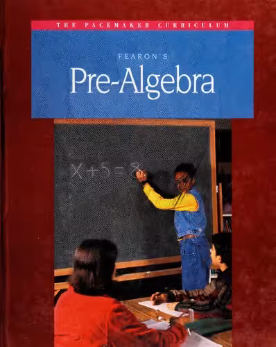 خرید و دانلود نسخه کامل کتاب Pre-algebra
