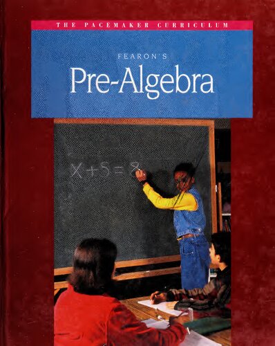 خرید و دانلود نسخه کامل کتاب Pre-algebra