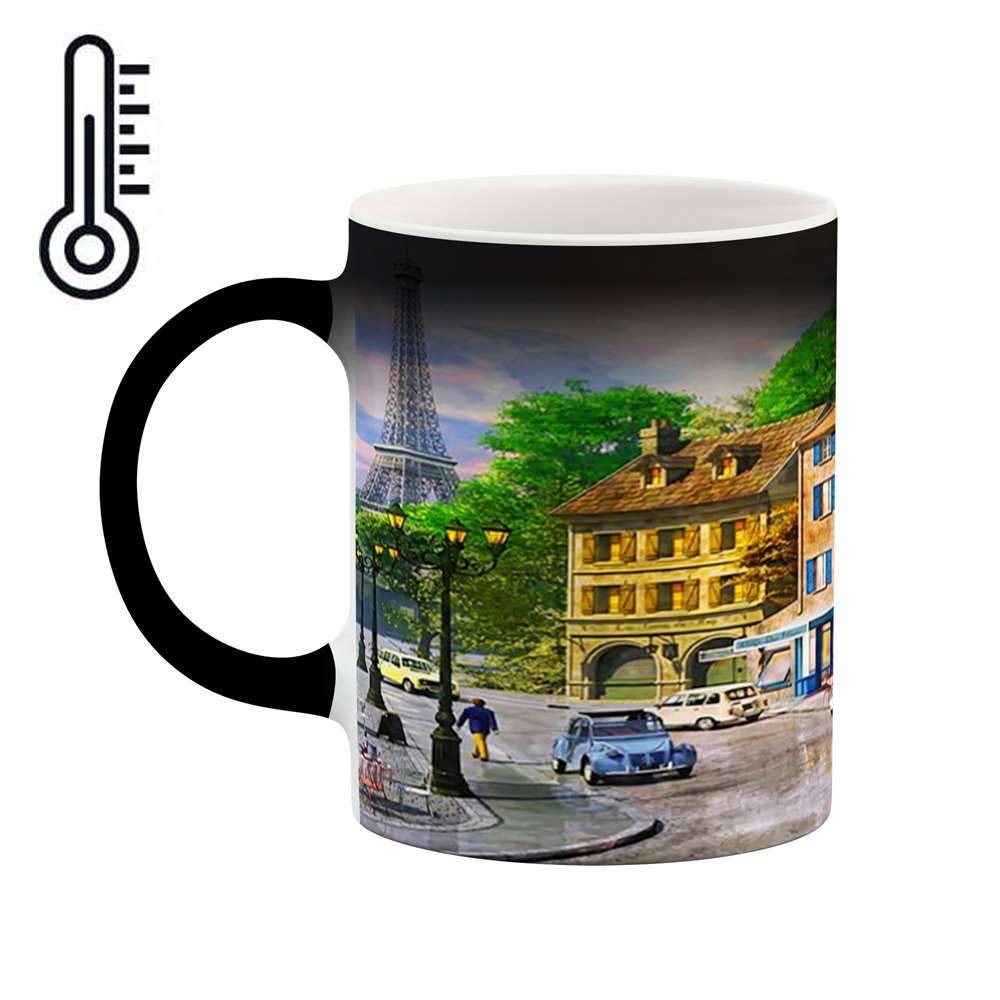 ماگ حرارتی طرح برج ایفل پاریس مدل mgph14510