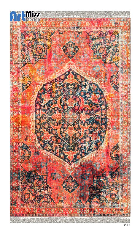 فرشینه و قالیچه درجه1 ماشینی، در ابعاد مختلف، باترمزفرش، طرح کیان، کد4