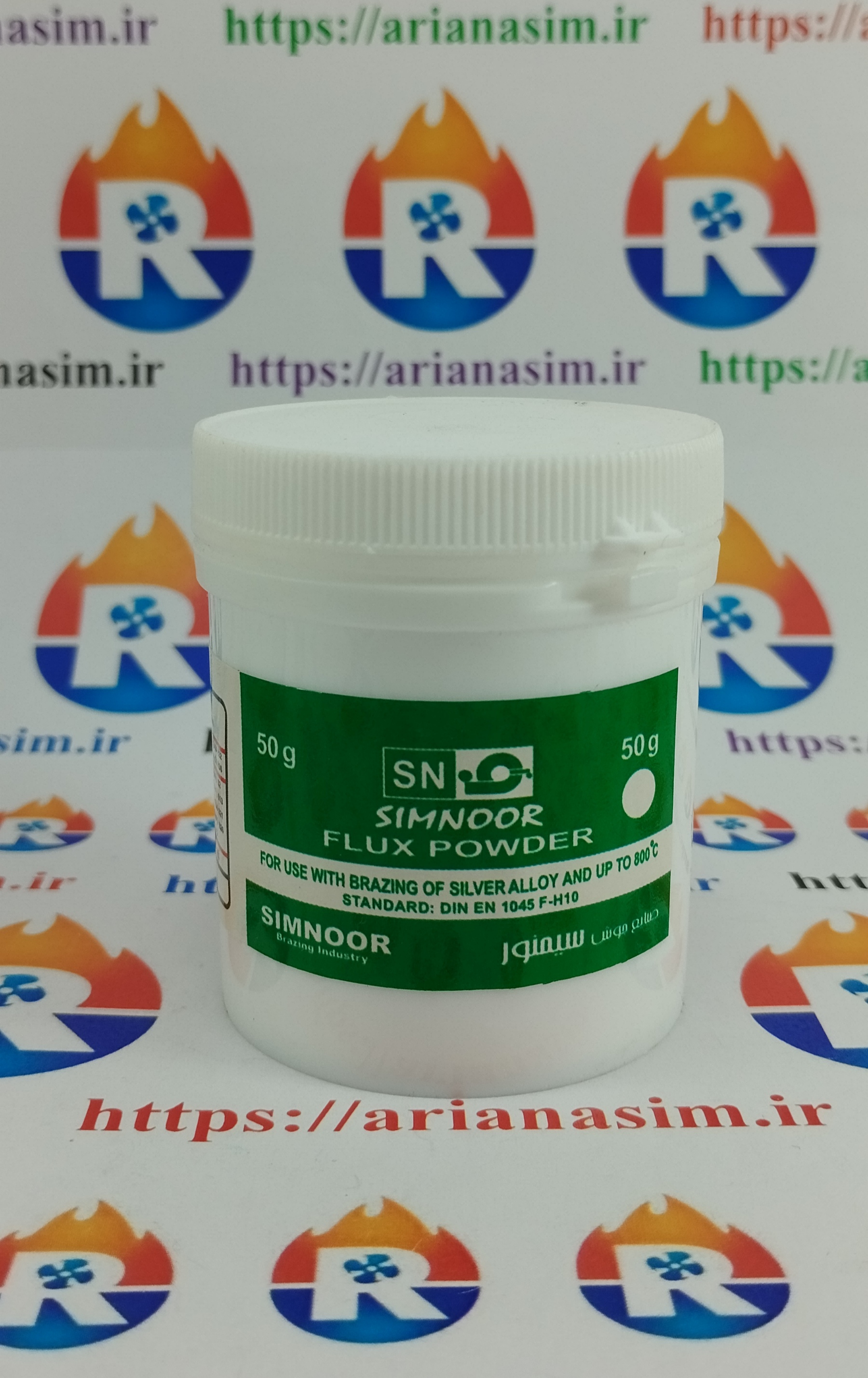 فلکس یا پودر جوشکاری نقره 50g برند سیمنور FLUX | آریا سیتی