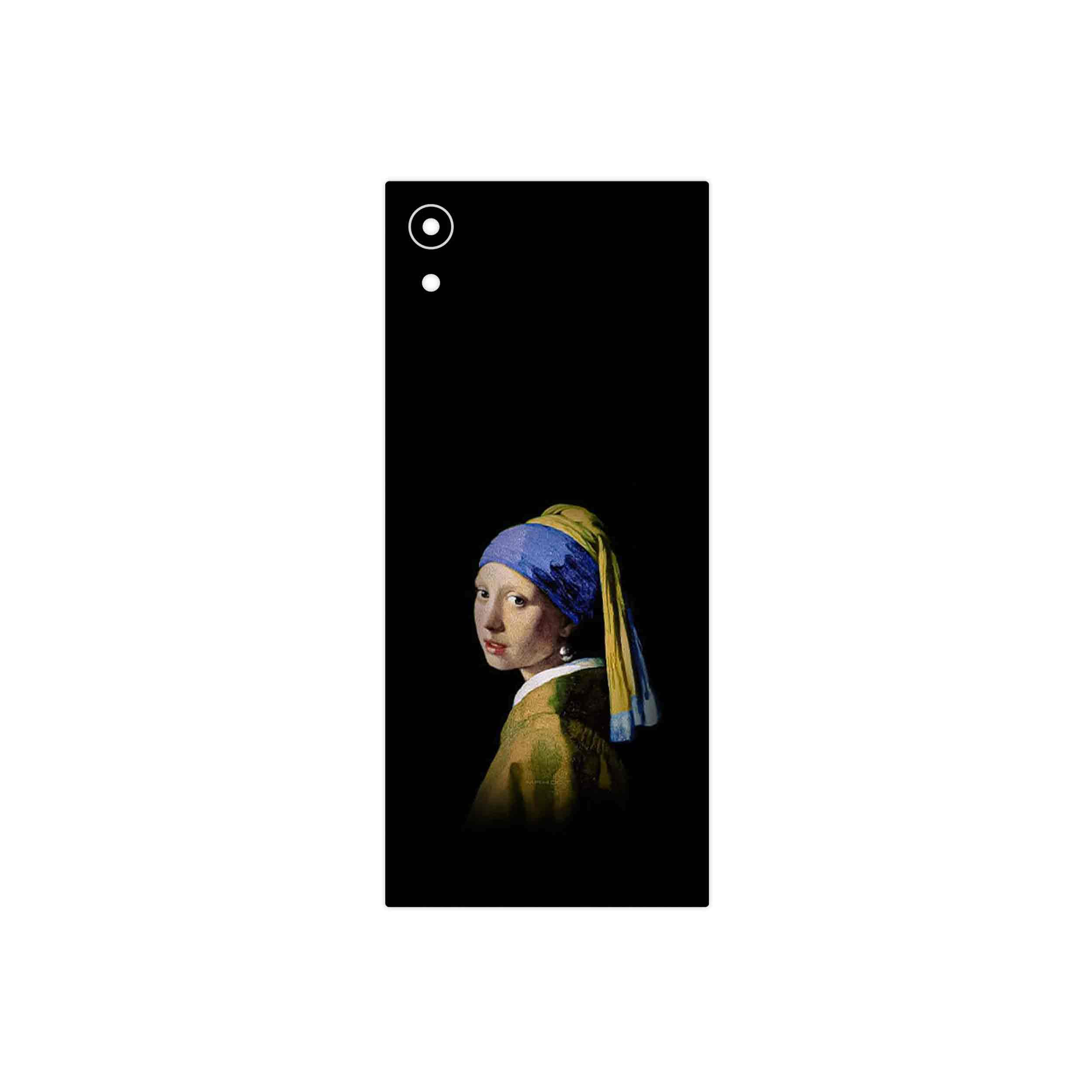 برچسب پوششی ماهوت مدل Girl with a Pearl Earring of Vermeer مناسب برای گوشی موبایل سونی Xperia XA1