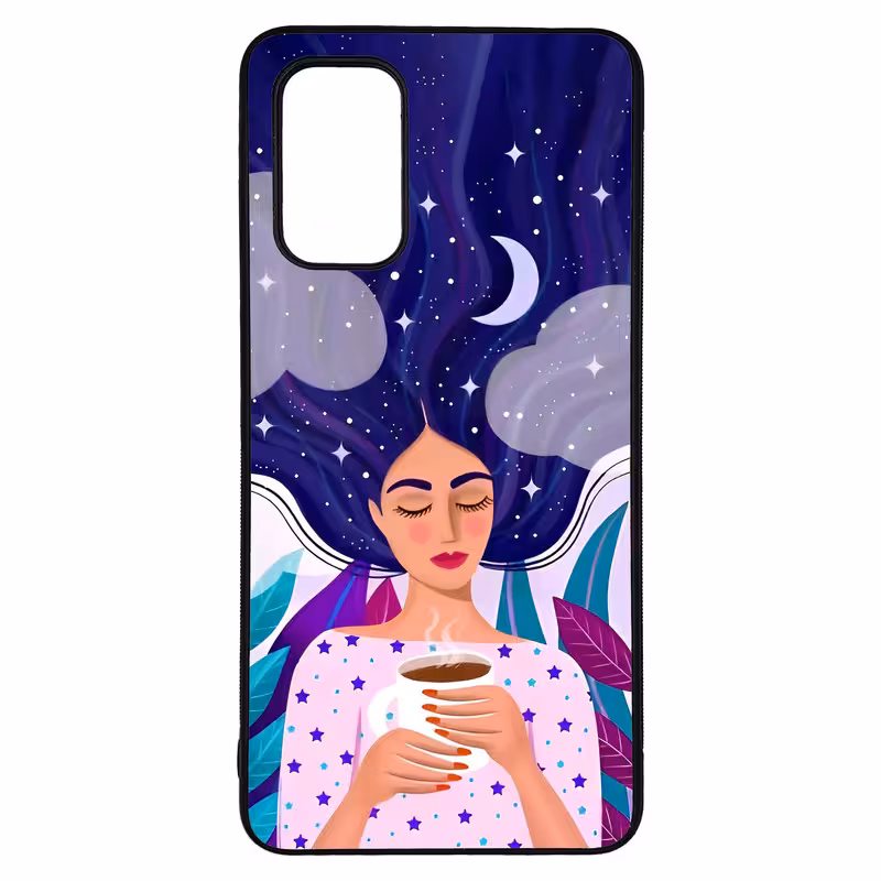 کاور طرح نقاشی دختر کد G-095 مناسب برای گوشی موبایل سامسونگ Galaxy A32 4G | دیجی قاب دونی