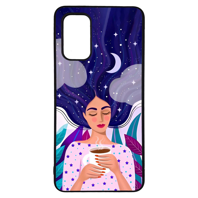 کاور طرح نقاشی دختر کد G-095 مناسب برای گوشی موبایل سامسونگ Galaxy A32 4G | دیجی قاب دونی