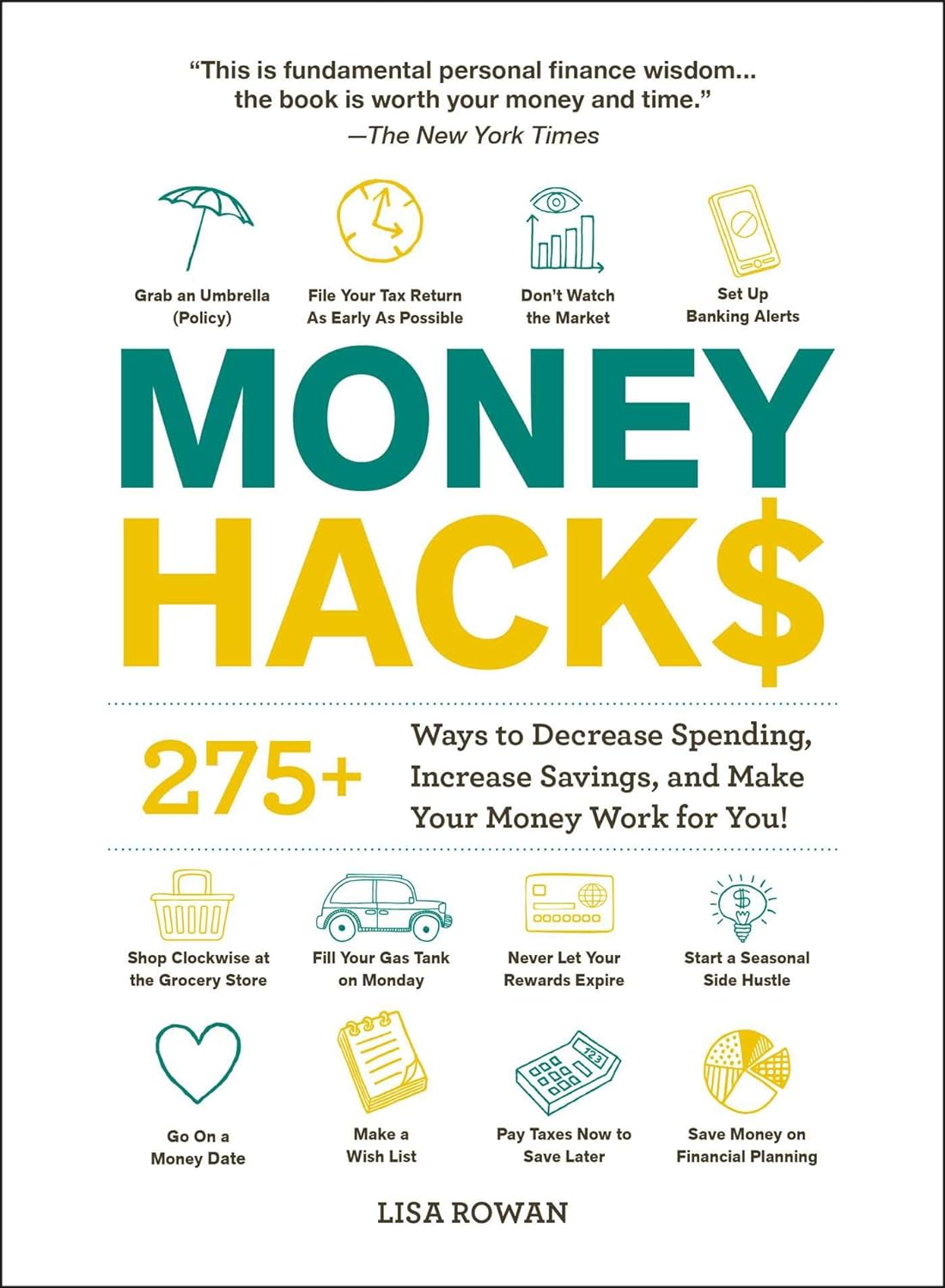 کتاب !Money Hacks: 275 Ways to Decrease Spending, Increase Savings, and Make Your Money Work for You (زبان اصلی)