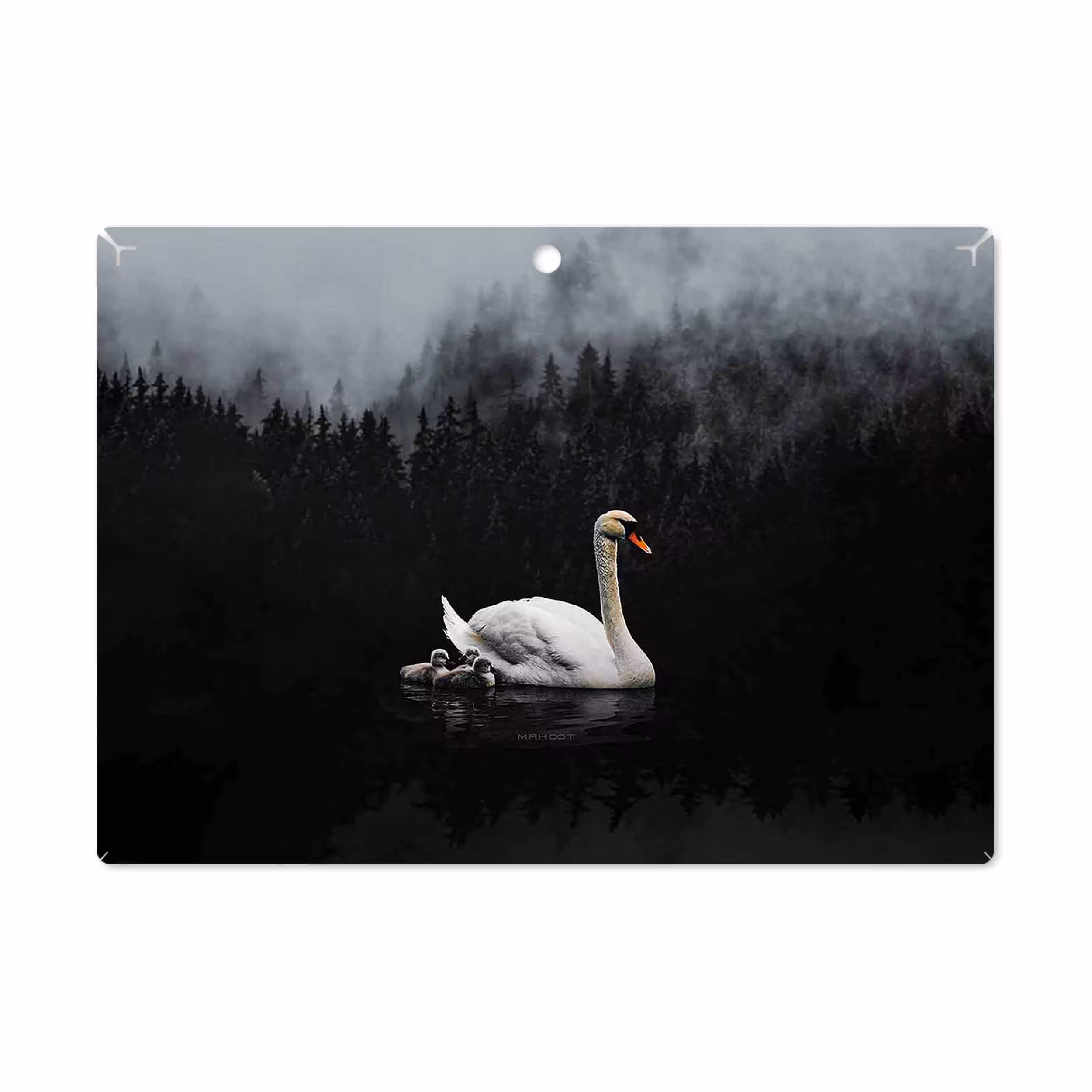 برچسب پوششی ماهوت مدل Swan Lake مناسب برای تبلت لنوو Miix 320 2017