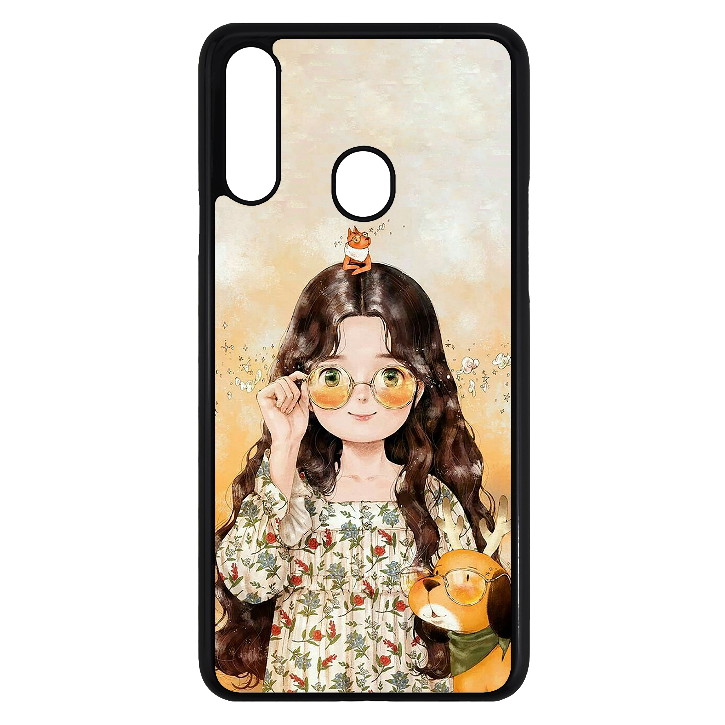 کاور طرح Girl مدل CHL50253 مناسب برای گوشی موبایل سامسونگ Galaxy A20s