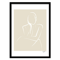 قیمت و خرید تابلو دکوراتیو مدل نقاشی لاین‌آرت کد 0662