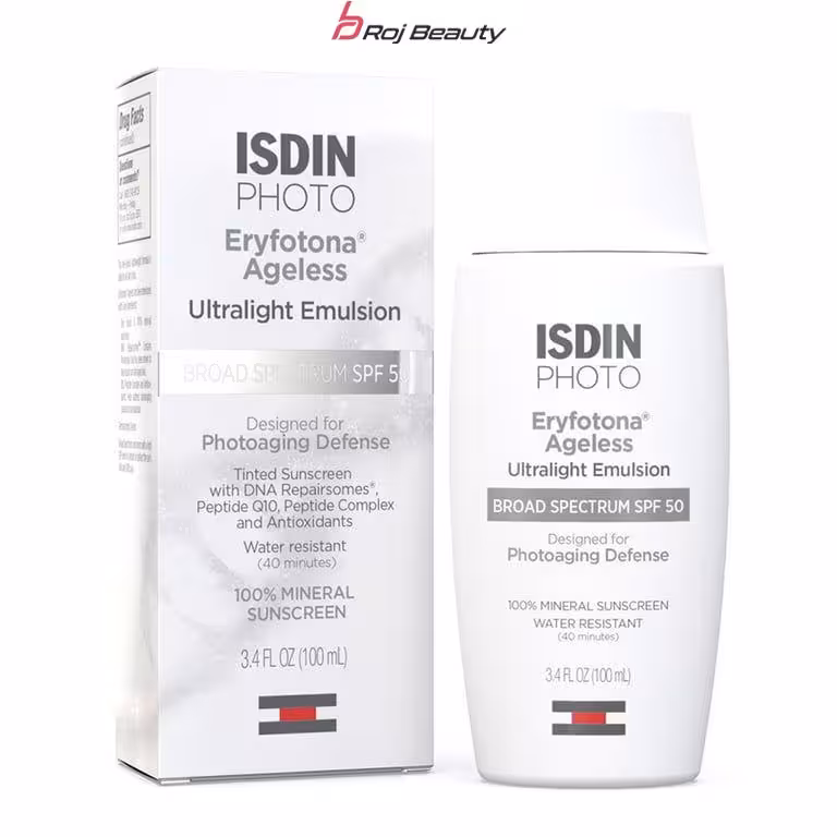 ضد آفتاب ایزدین رنگی 100میلی لیتر  ISDIN ERYFOTONA AGELESS SPF 50