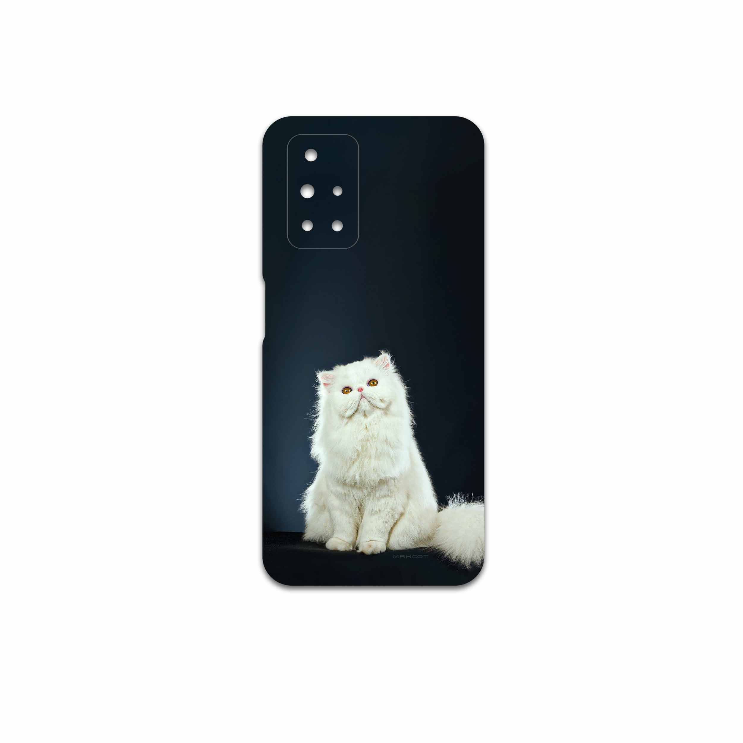 برچسب پوششی ماهوت مدل Persian-cat مناسب برای گوشی موبایل شیائومی Redmi 10