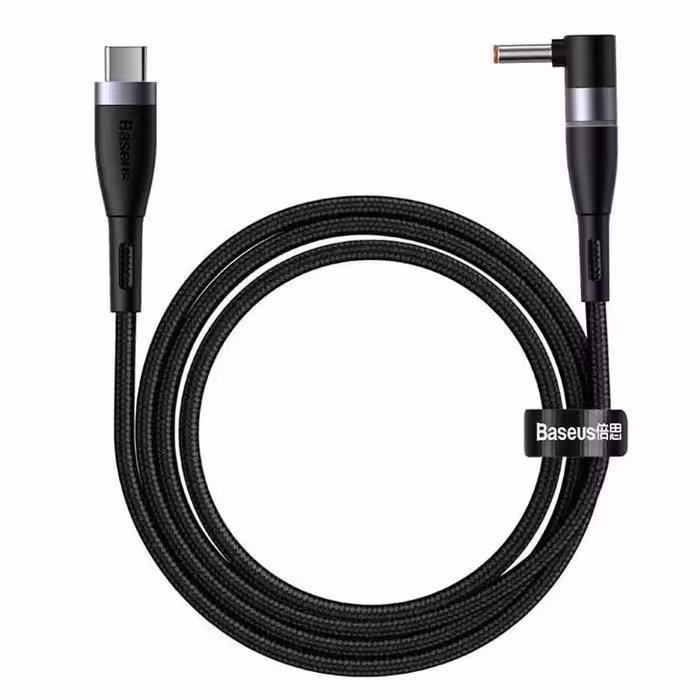 کابل تبدیل سوزنی فست شارژ Baseus CATXC-T01 Type-C To DC PD 100W 2M