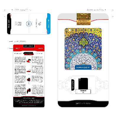 برچسب پوششی ماهوت مدل Iran Tile 13 مناسب برای گوشی موبایل هوآوی Y6