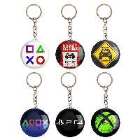  جاکلیدی خندالو طرح گیمر کد 243A مجموعه 6 عددی 