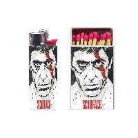 فندک مدل اسکارفیس کد 1100 به همراه کبریت