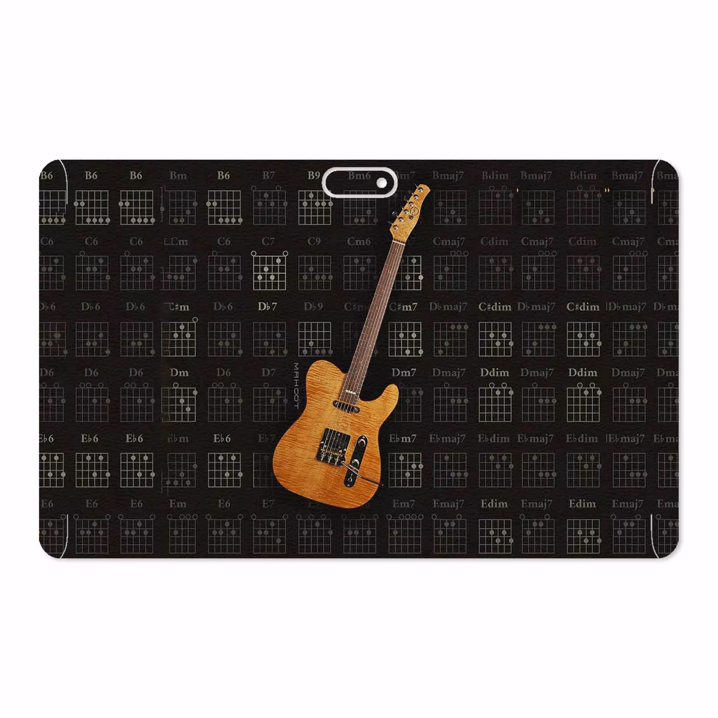 برچسب پوششی ماهوت مدل Guitar-Instrument مناسب برای تبلت جی ال ایکس W11 Plus