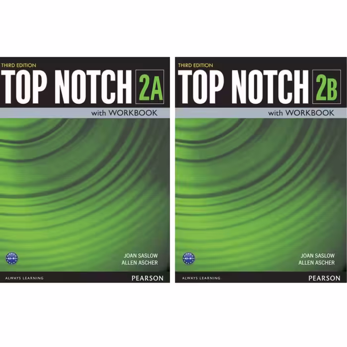 کتاب Top Notch Third Edition اثر Joan Saslow and Allen Ascher انتشارات Pearson دو جلدی