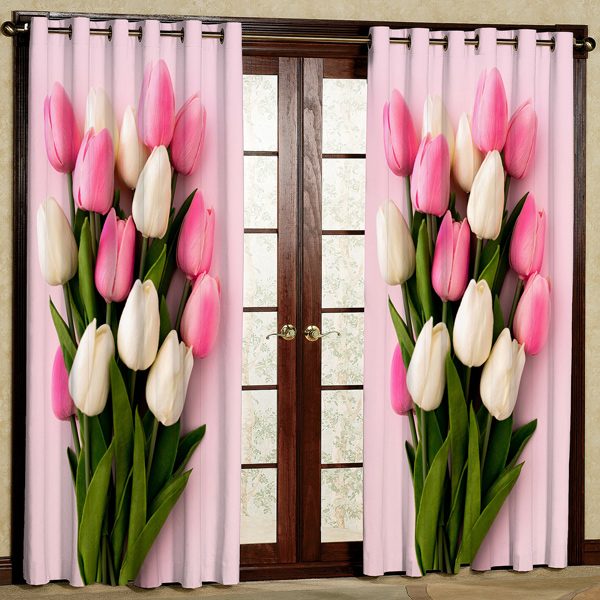 پرده مدل چاپی هازان پانچی کد 421 سایز 200x140 سانتی متر