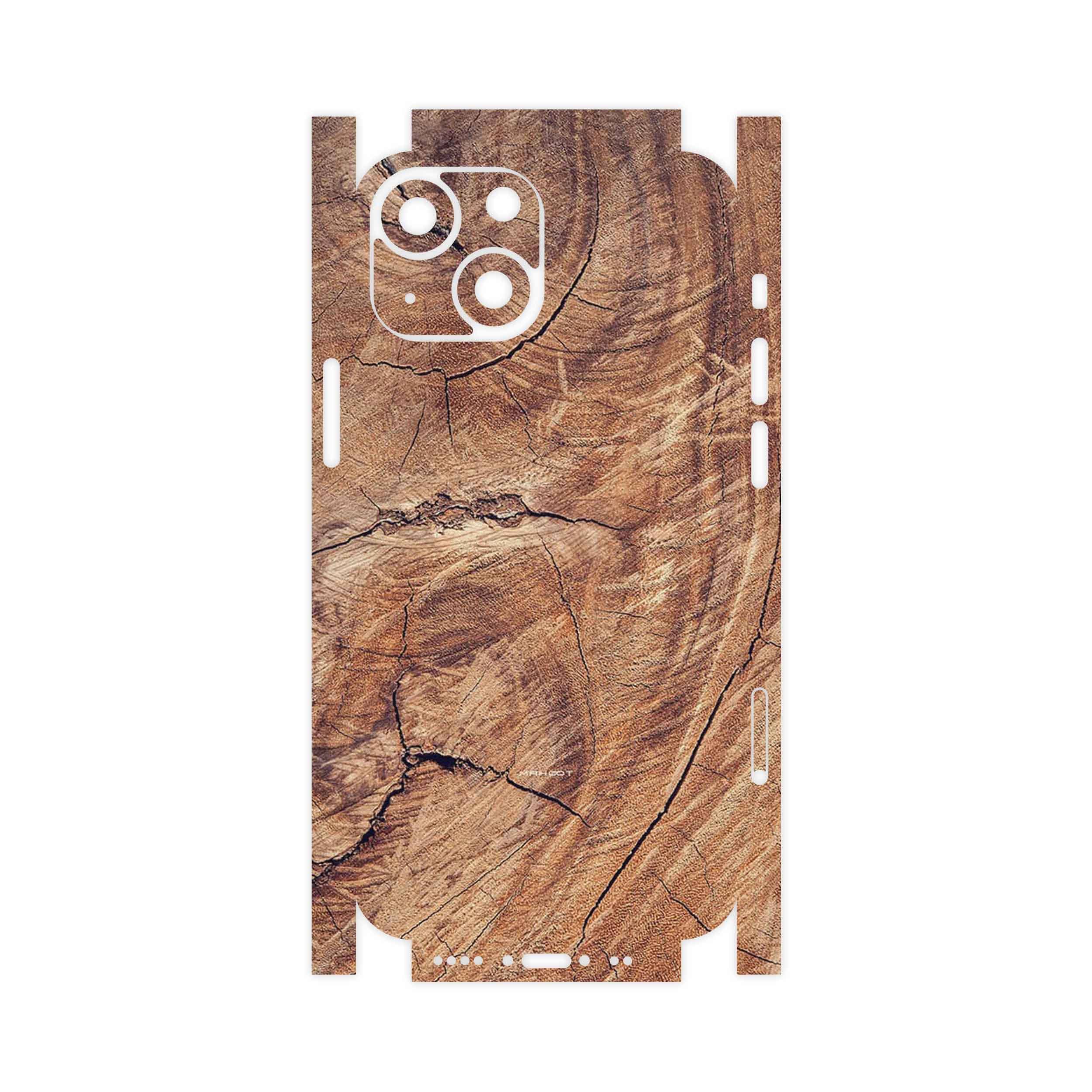 برچسب پوششی ماهوت مدل Wood Texture 5-FullSkin مناسب برای گوشی موبایل اپل iPhone 13 Mini