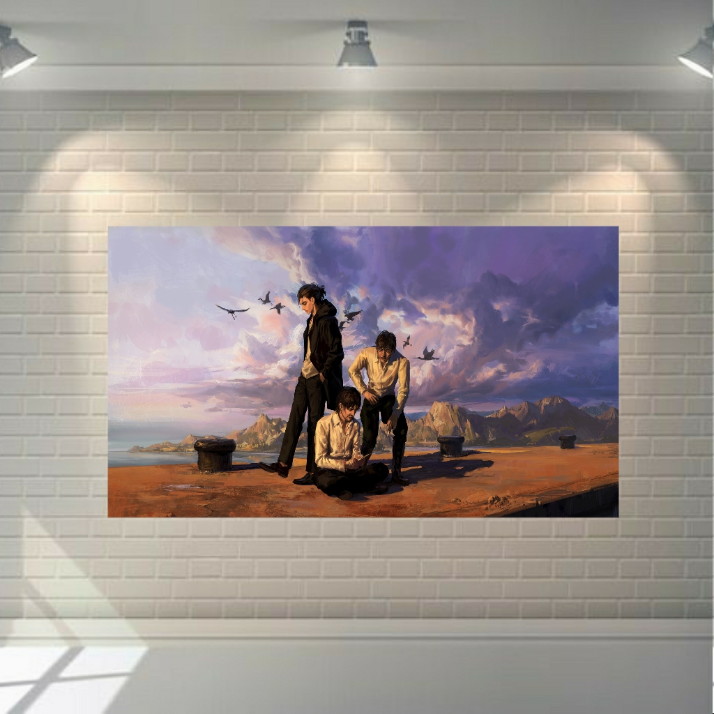 تابلو بوم طرح اتک آن تایتان - Attack on Titan مدل SDB3216