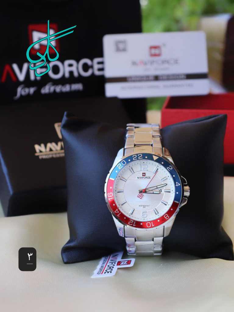 خرید ساعت مردانه ناوی فورس NAVIFORCE ضدآب موتور ژاپن رنگ ثابت دارای رنگ های متنوع کد 1919237 - ردگل