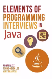 خرید و دانلود نسخه کامل کتاب Elements of Programming Interviews in Java: The Insiders’ Guide