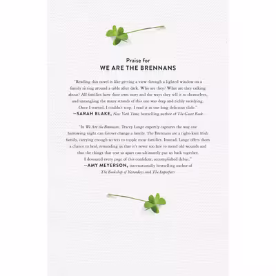 کتاب We Are the Brennans اثر Tracey Lange انتشارات Celadon Books