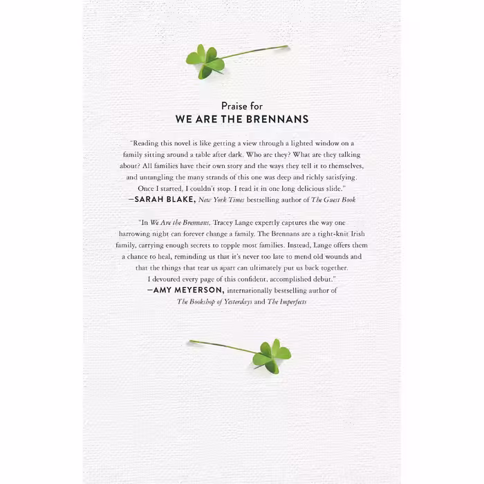 کتاب We Are the Brennans اثر Tracey Lange انتشارات Celadon Books