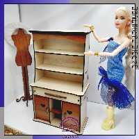 کتابخانه عروسک، کتابخونه باربی ، 25 سانتی