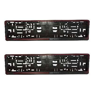 قاب پلاک خودرو مدل plus بسته 2 عددی