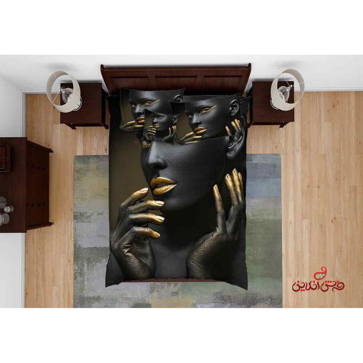 روتختی سه بعدی زن سیاه پوست کد 2319