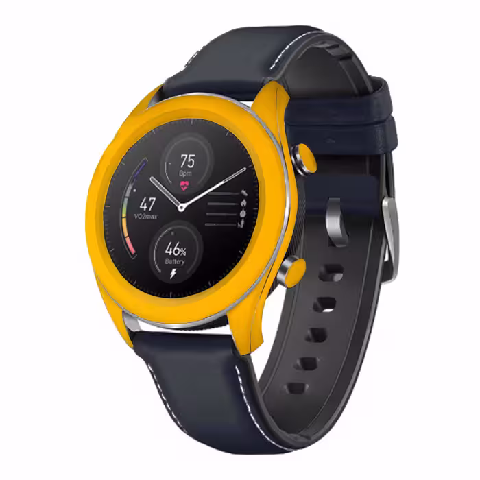 برچسب ماهوت طرح Matte Deep Mustard مناسب برای ساعت هوشمند آنر watch magic